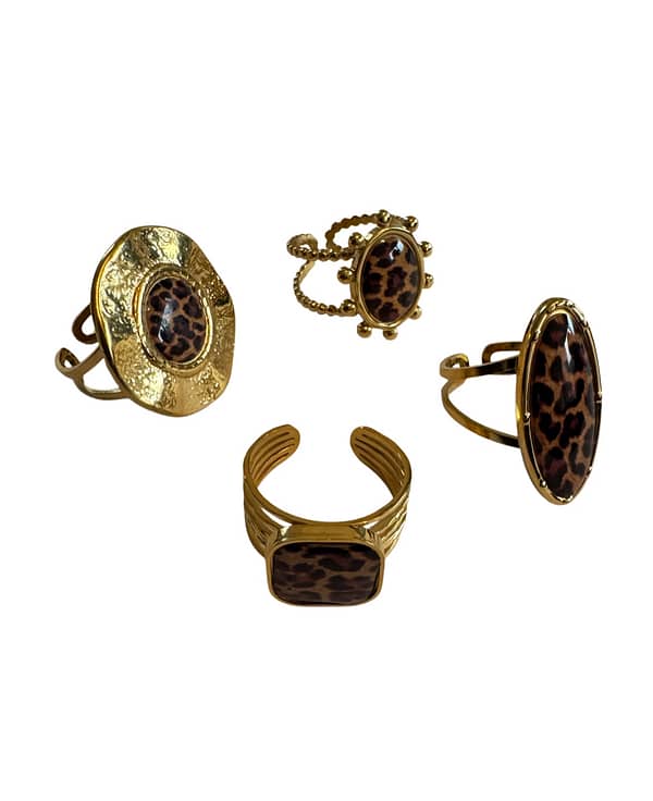 Boho Leopard Ring